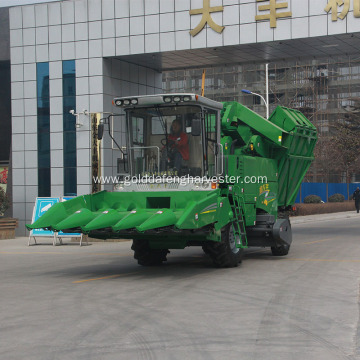 5 rows self-propelled corn combine harvester